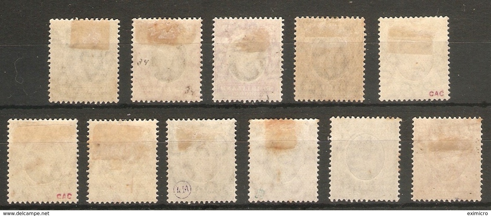 SOMALILAND 1905 - 1911 SET OF 11 STAMPS SG 45/59 MOUNTED MINT Cat £95 - Somalilandia (Protectorado ...-1959)