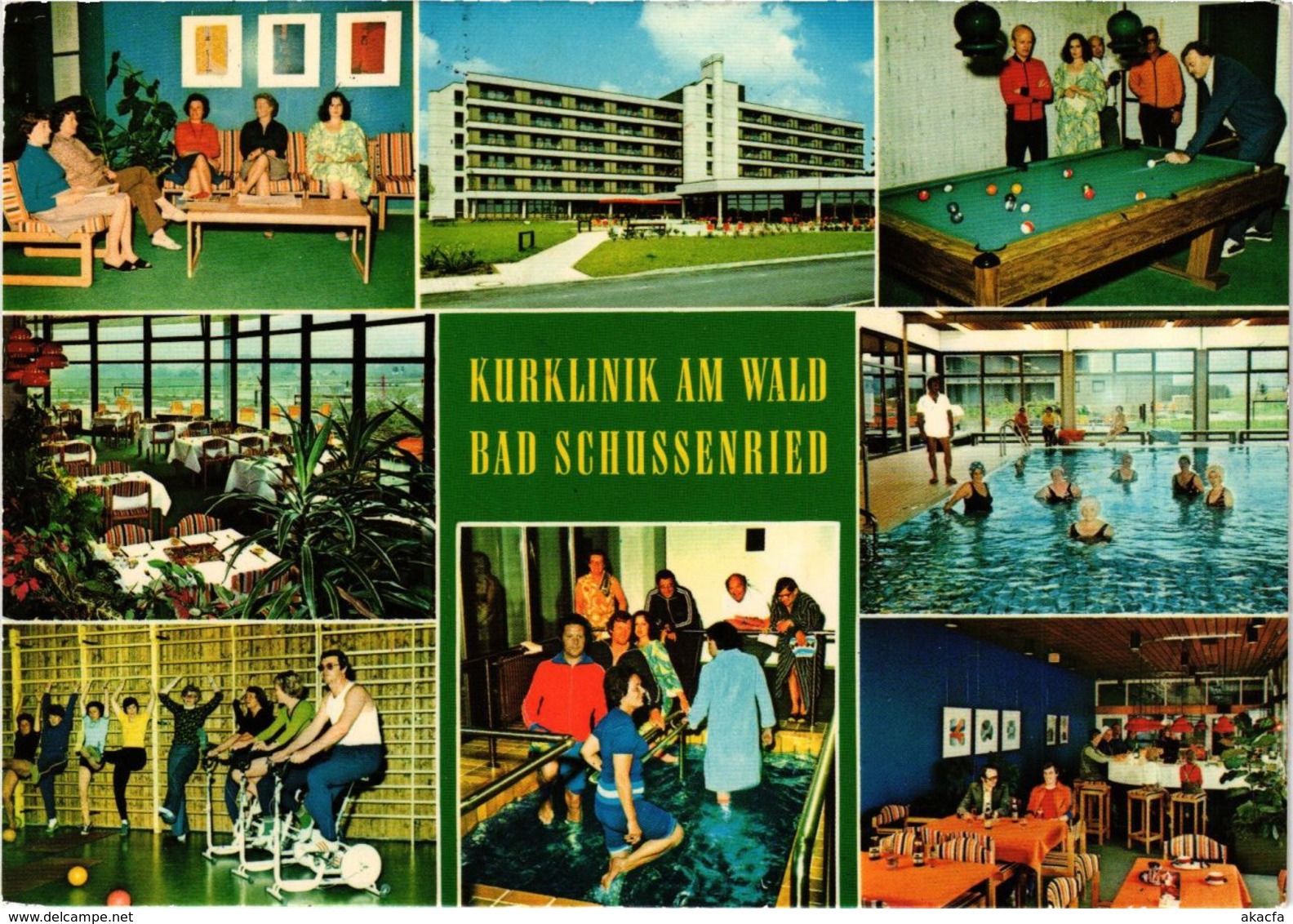 CPA AK Bad Schussenried - Kurklinik Am Wald - 1970's GERMANY (913321) - Bad Schussenried