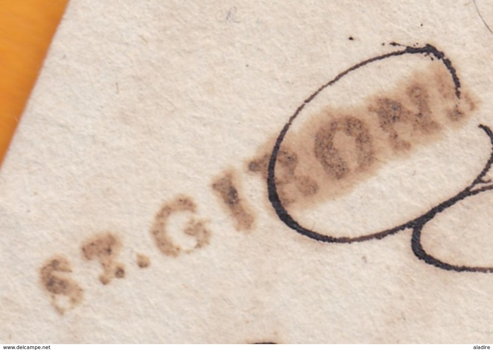 1783 - Marque Postale ST.GIRONS, Ariège Sur Lettre Pliée Avec Correspondance Vers Toulouse, Haute Garonne - 1701-1800: Précurseurs XVIII