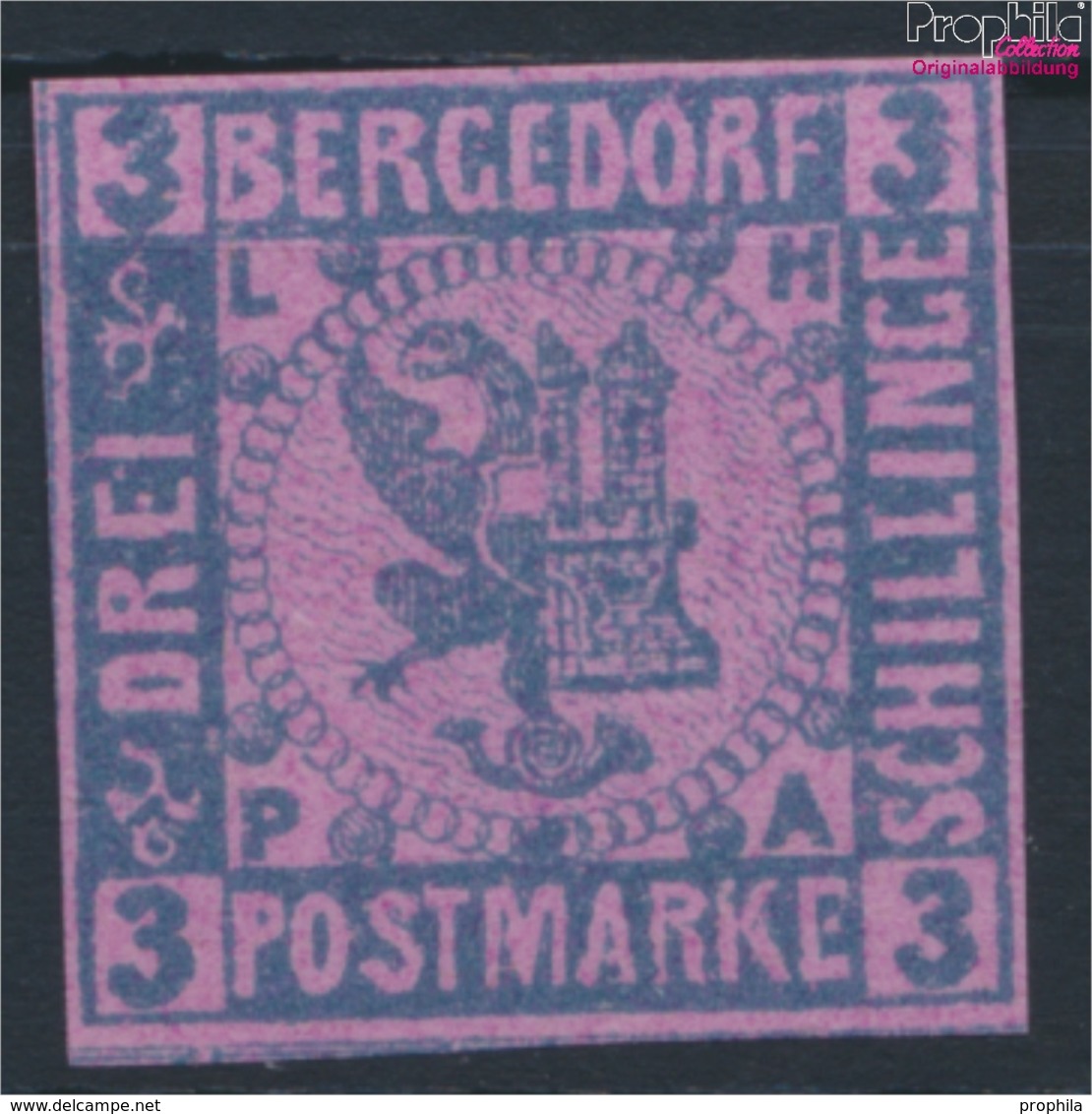 Bergedorf 4ND Neu- Bzw. Nachdruck Ungebraucht 1887 Wappen (9280486 - Bergedorf