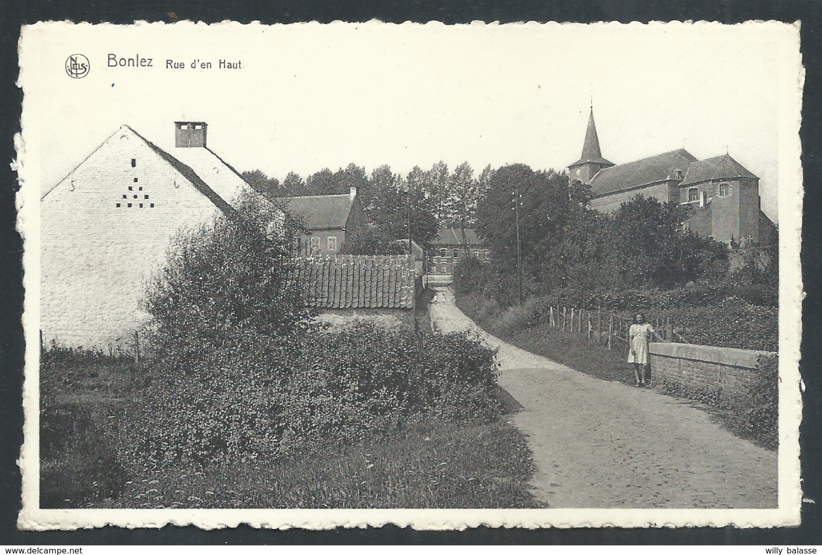 1.1 // CPA - BONLEZ - Chaumont Gistoux - Rue D'En Haut - Nels  // - Chaumont-Gistoux