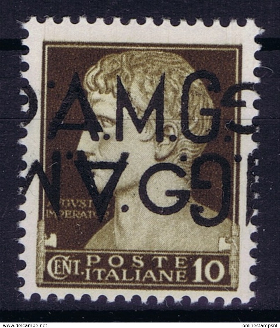 Italy: AMG-VG Sa 1f  Doppia Soprastampa Una Capovolta  MH/* Flz/ Charniere Iinverted Overprint Signiert /signed/ Signé - Neufs