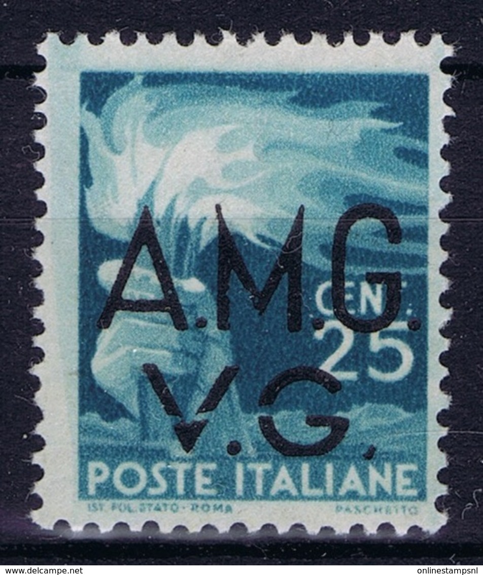 Italy: AMG-VG Sa 13 Broken G In VG MH/* Flz/ Charniere - Neufs