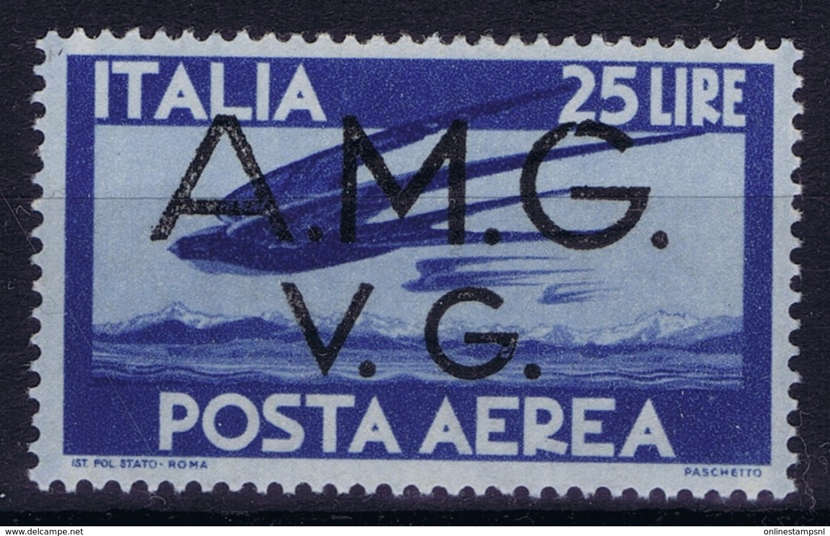 Italy: AMG-VG Sa PA 6 Broken G In AMG MH/* Flz/ Charniere - Ongebruikt