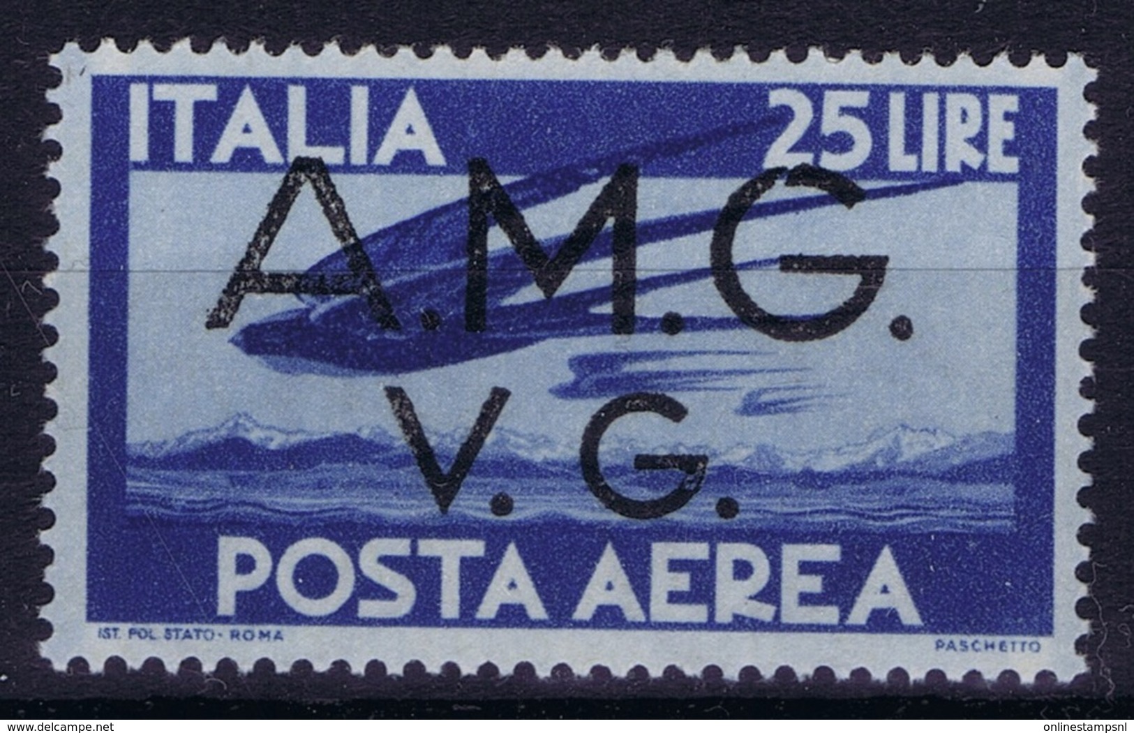 Italy: AMG-VG Sa PA 6 Broken G In AMG MH/* Flz/ Charniere - Neufs