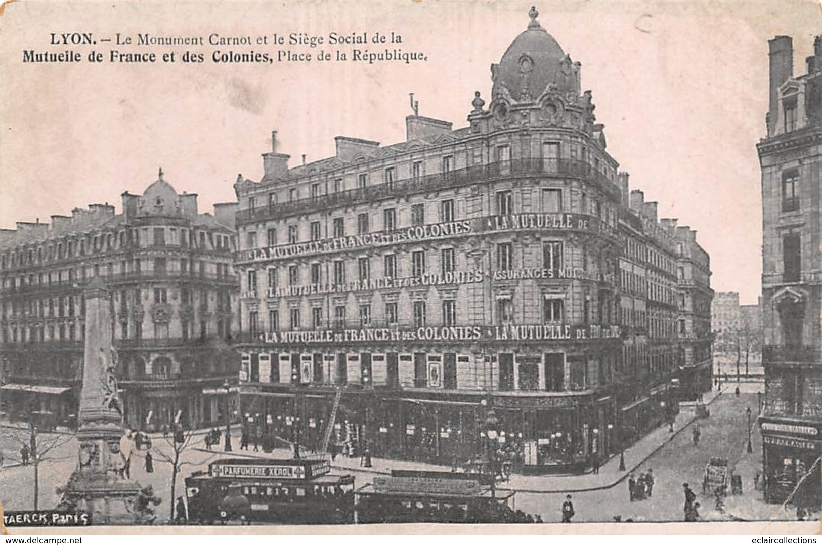 Thème  Banque-Assurance : 69000 Lyon Mutuelles De France Et Des Colonies      (voir Scan). - Banken