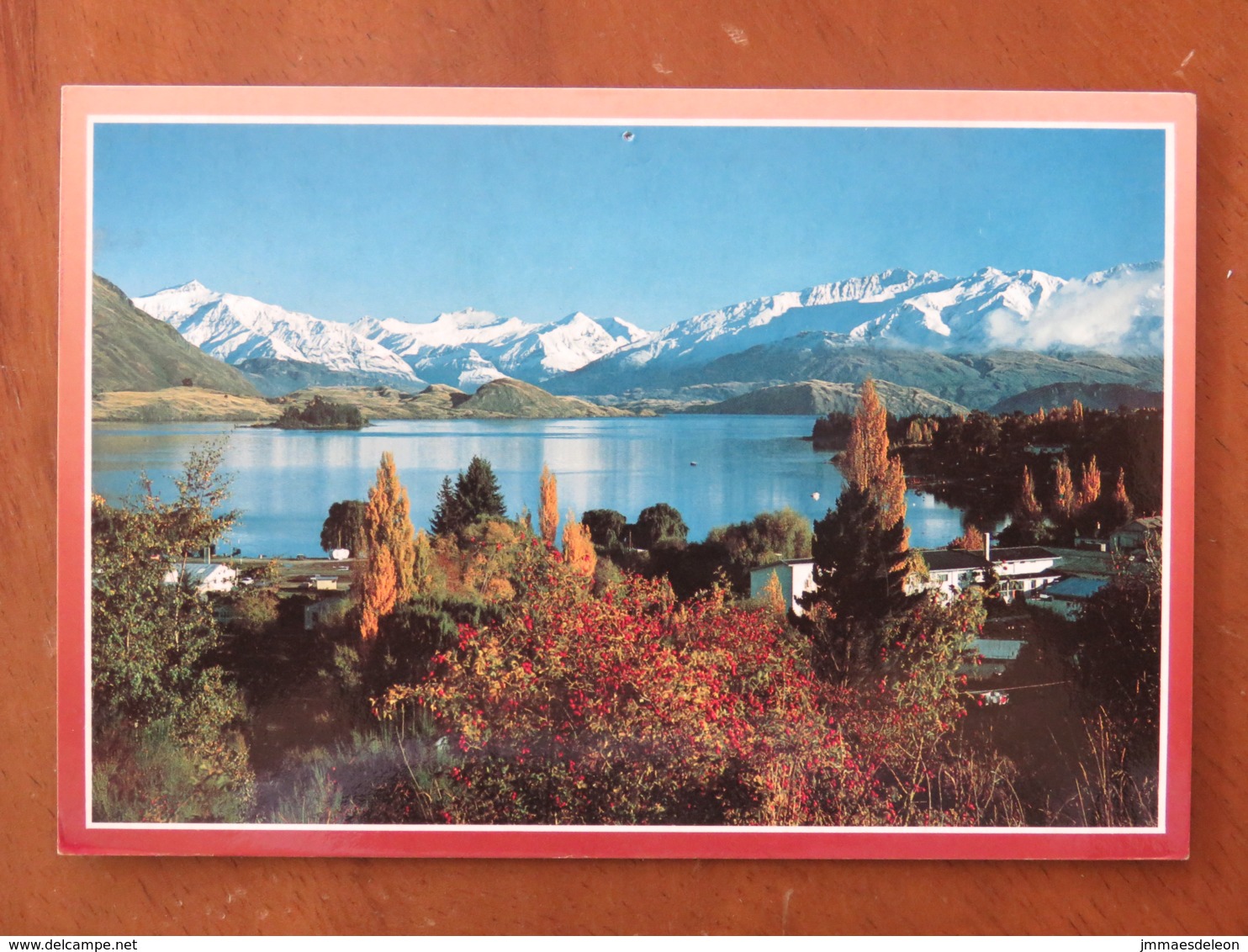 New Zealand 2000 Postcard "Lake Wanaka - Mountains" To Holland - Rutherford - Atom Physics - Briefe U. Dokumente