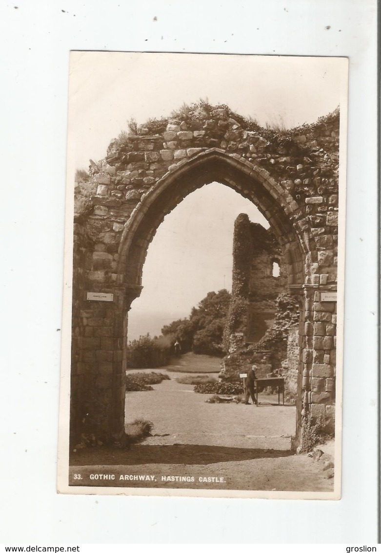 HASTINGS CASTLE 33 GOTHIC ARCHWAY - Hastings