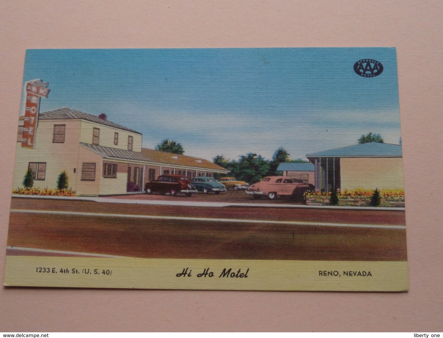 HI HO Motel - 1233 E. 4th St. ( U.S. 40 ) Approved Hotel AAA - Anno 19?? ( Zie/voir Photo ) ! - Reno