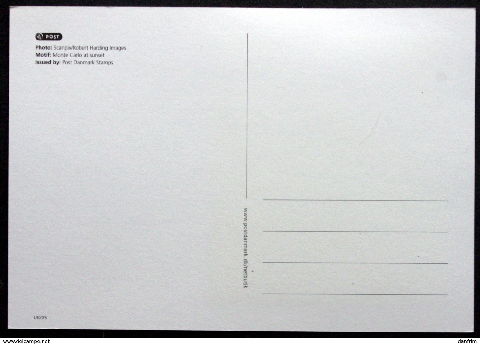 Denmark Special Cancel Cards 2011 Monaco Phil 2011 2-4-2011 Minr.1643A (lot 3601) - Lettere