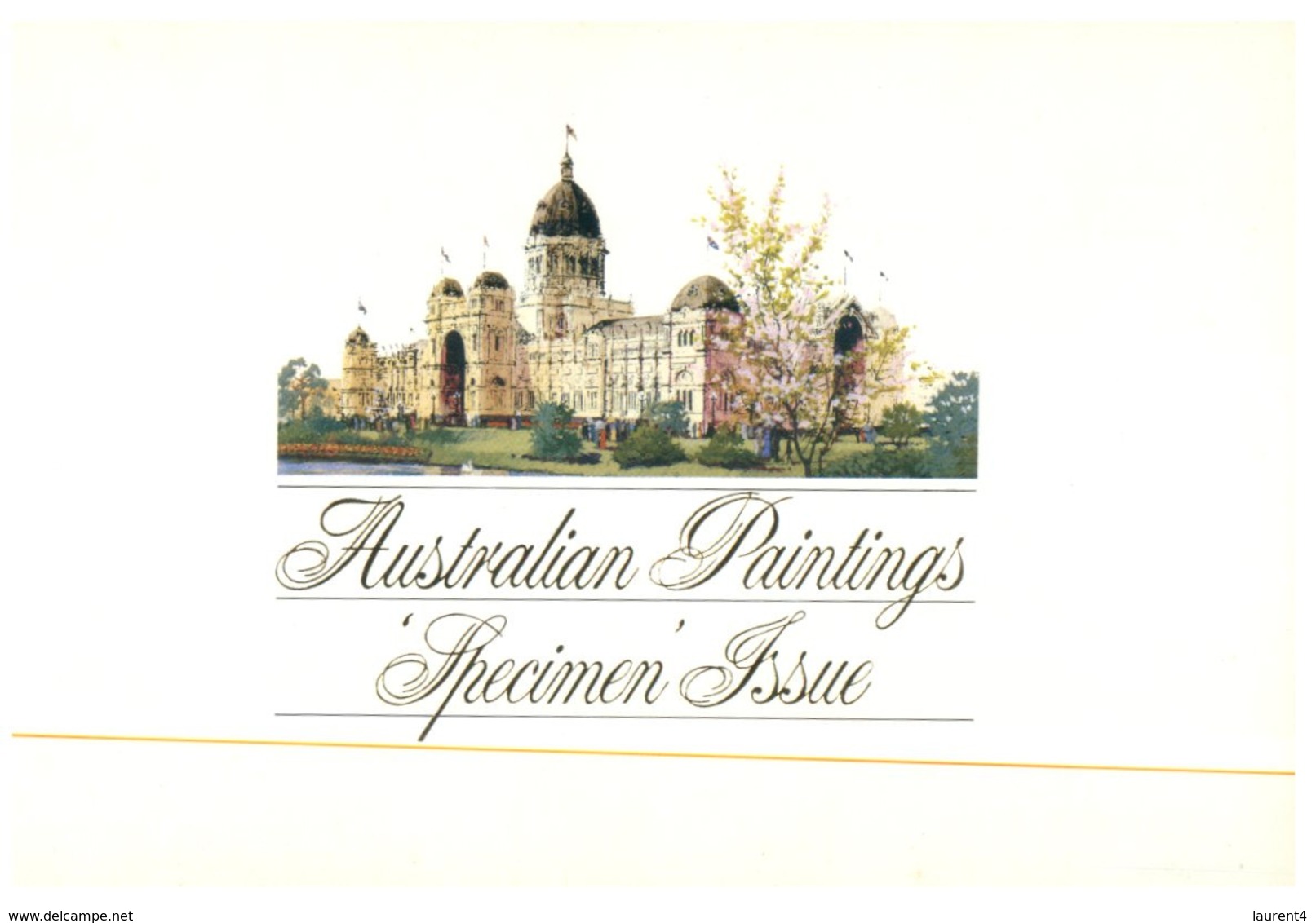 (ED 35) Australia Presentation Pack - Paintings Specimen Issue - Autres & Non Classés