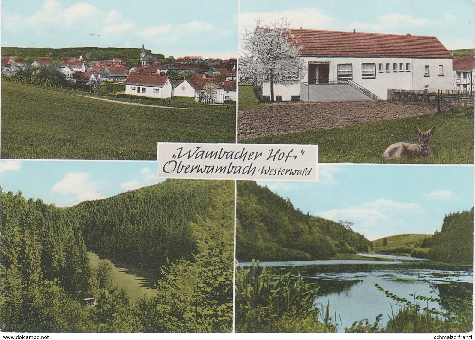 AK Oberwambach Westerwald Gaststätte Wambacher Hof A Rodenbach Hattert Steimel Puderbach Altenkirchen Hachenburg Hamm - Hachenburg