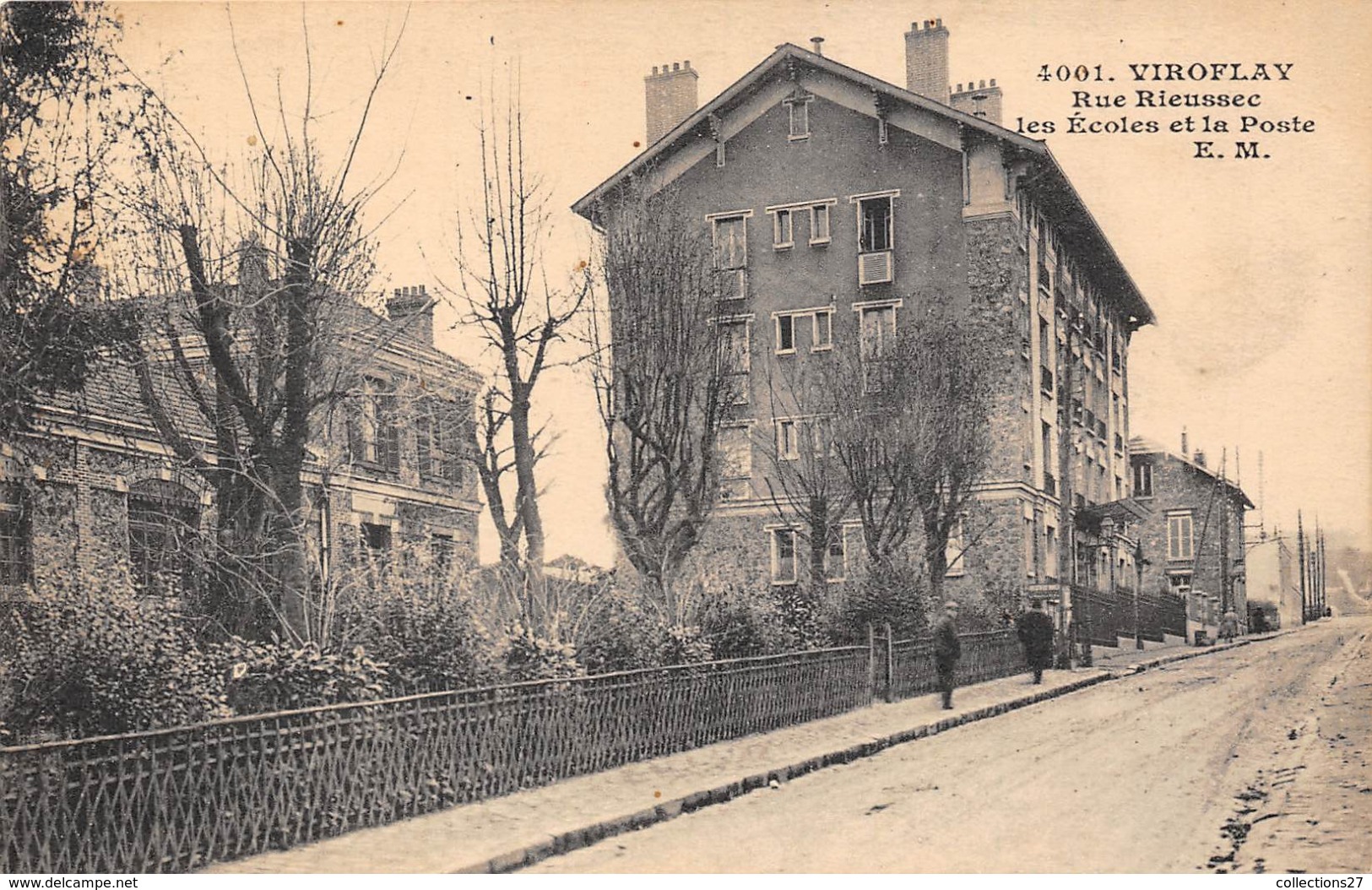 78-VIROFLAY- RUE RIEUSSEC LES ECOLES ET LA POSTE - Viroflay