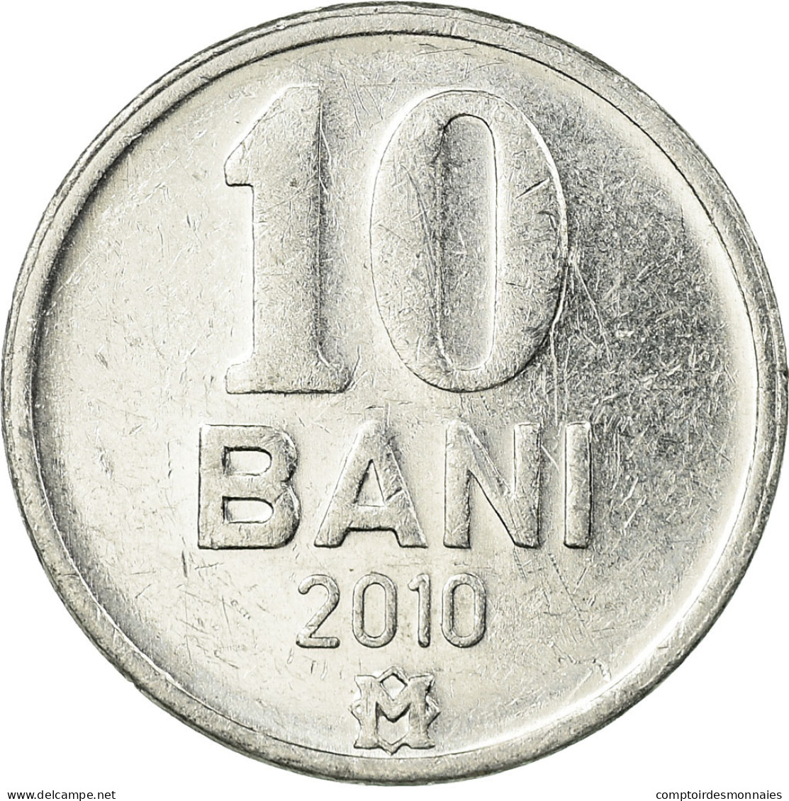 Monnaie, Moldova, 10 Bani, 2010, TTB, Aluminium, KM:7 - Moldavie