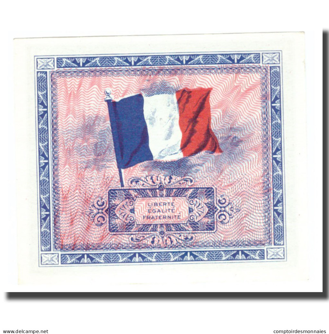 France, 2 Francs, Drapeau/France, 1944, 1944, SPL+, Fayette:VF16.2, KM:114b - 1944 Flagge/Frankreich