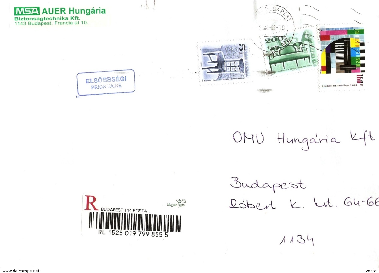 Hungary R Letter ... Ax589 - Lettres & Documents