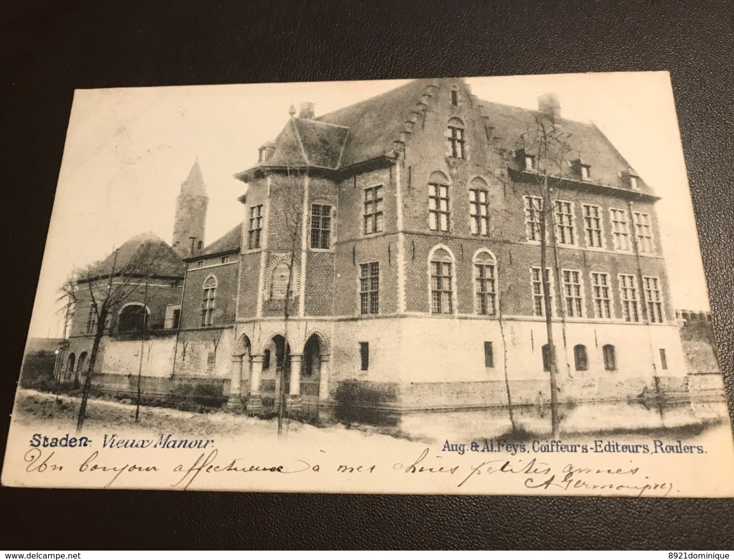 Staden - Vieux Manour - Ed. Aug. & AL. Feys Coiffeurs - Gebruikt 1903 - Staden