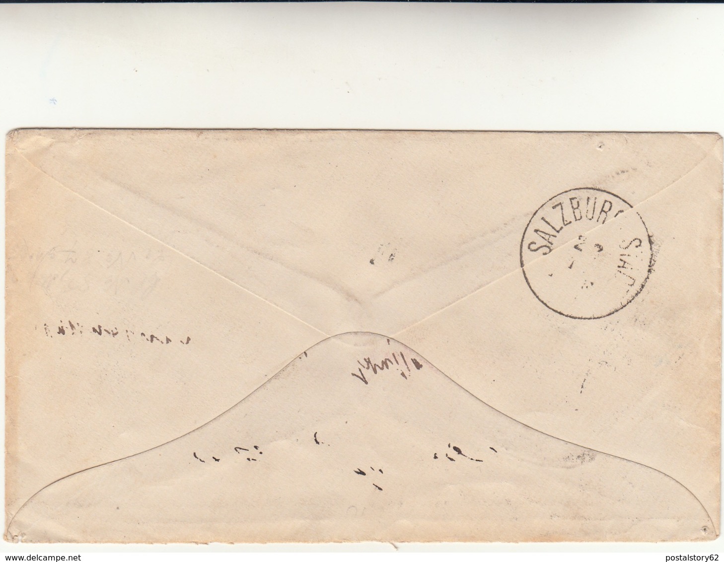 Brisbane ( Queensland ) Cover Registred Per Salisburgo 1896 - Briefe U. Dokumente