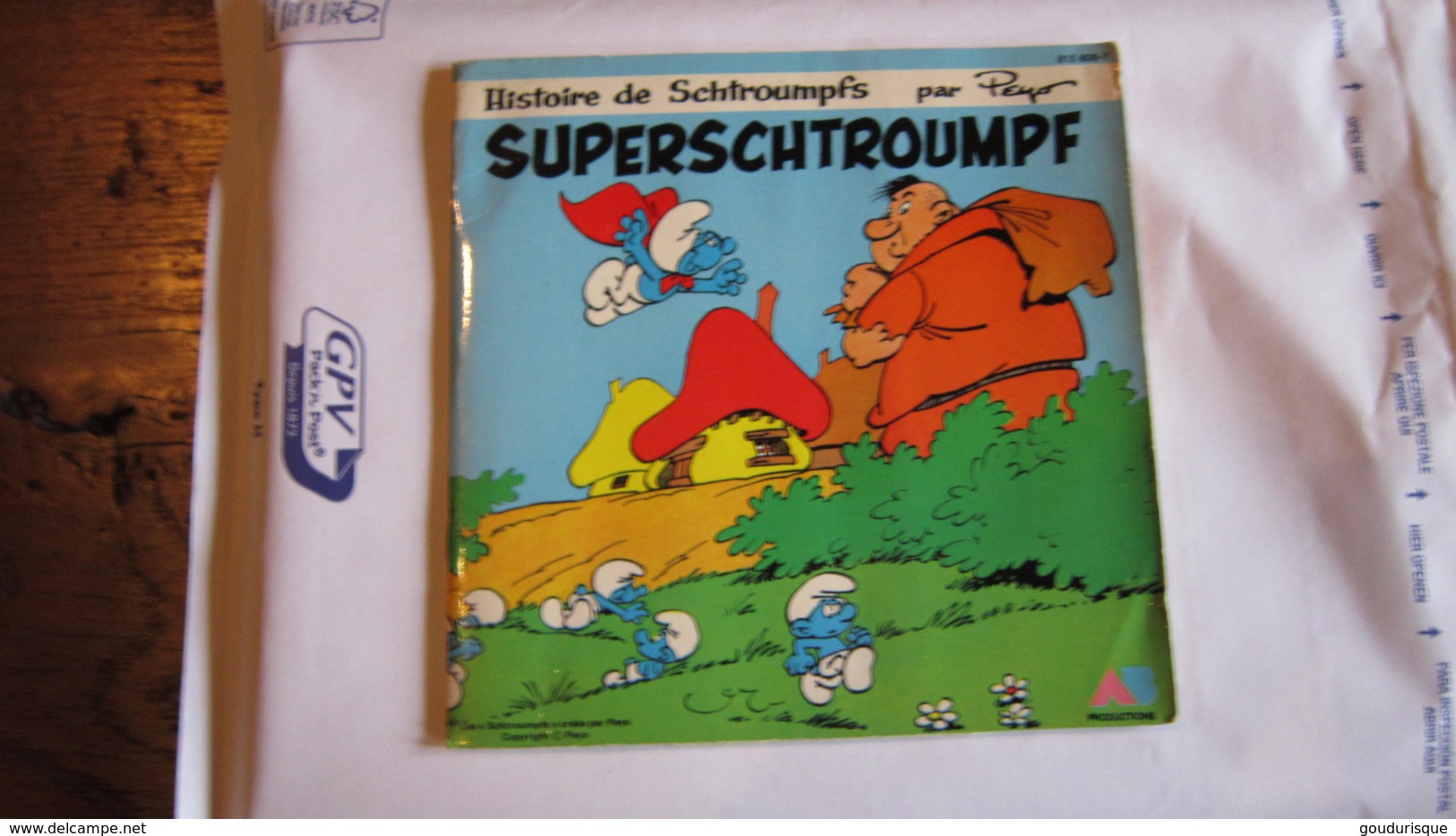 LES SCHTROUMPFS LIVRE DISQUE SUPERSCHTROUMPF - Schtroumpfs, Les