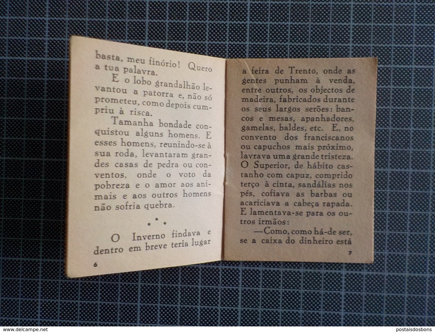 Cx 10) MAJORA Conto Infantil Portugal Ilustrado César Abbott O LOBO E A ESCADA 9,8X7,5cm Coleção Formiguinha - Junior