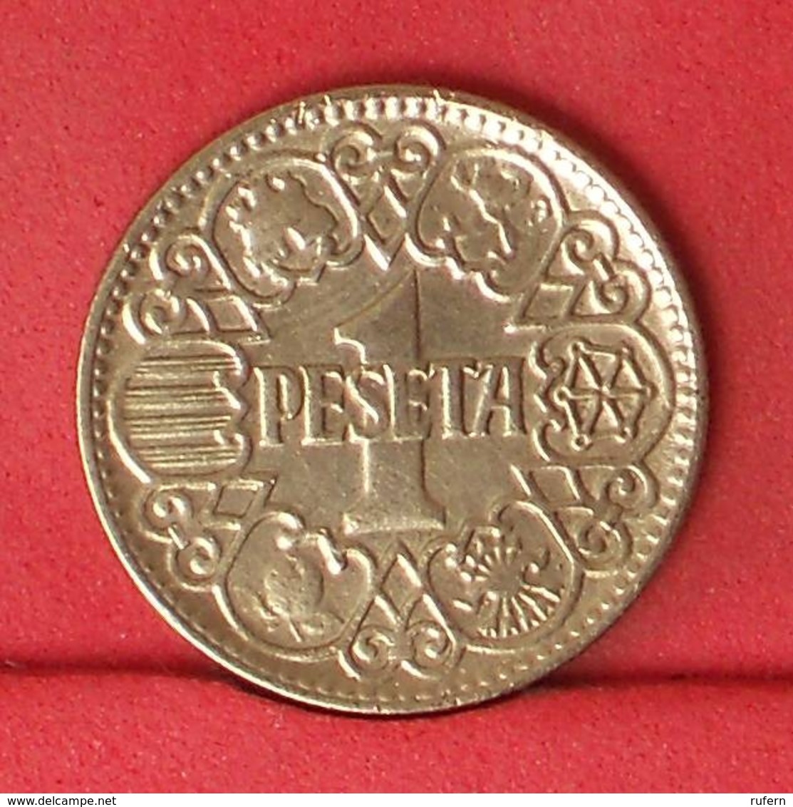 SPAIN 1 PESETA 1944 -    KM# 767 - (Nº31911) - 1 Peseta