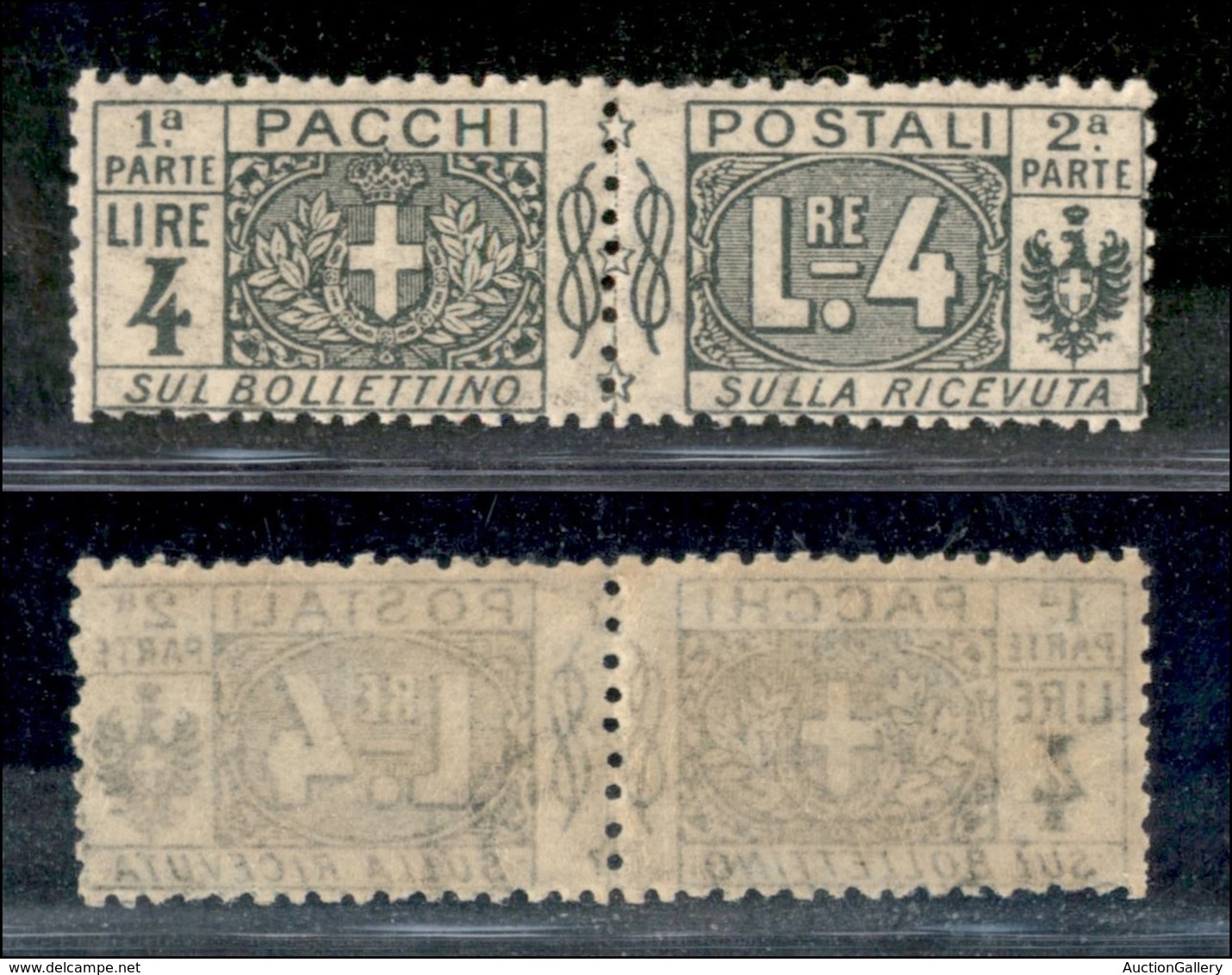 Regno - Pacchi Postali - 1925 - Falso Di Milano - 4 Lire (F15) - Gomma Integra (70) - Otros & Sin Clasificación