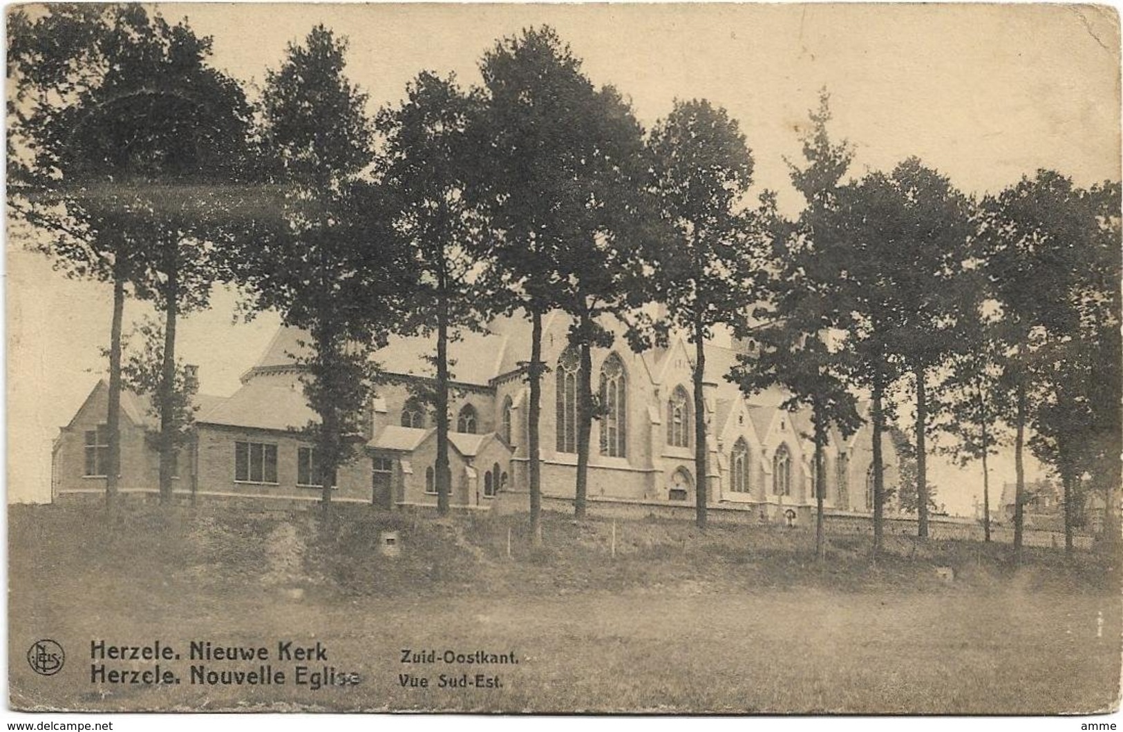 Herzele   *  Nieuwe Kerk, Zuid-Oostkant  - Nouvelle Eglise , Vue Sud-Est - Herzele