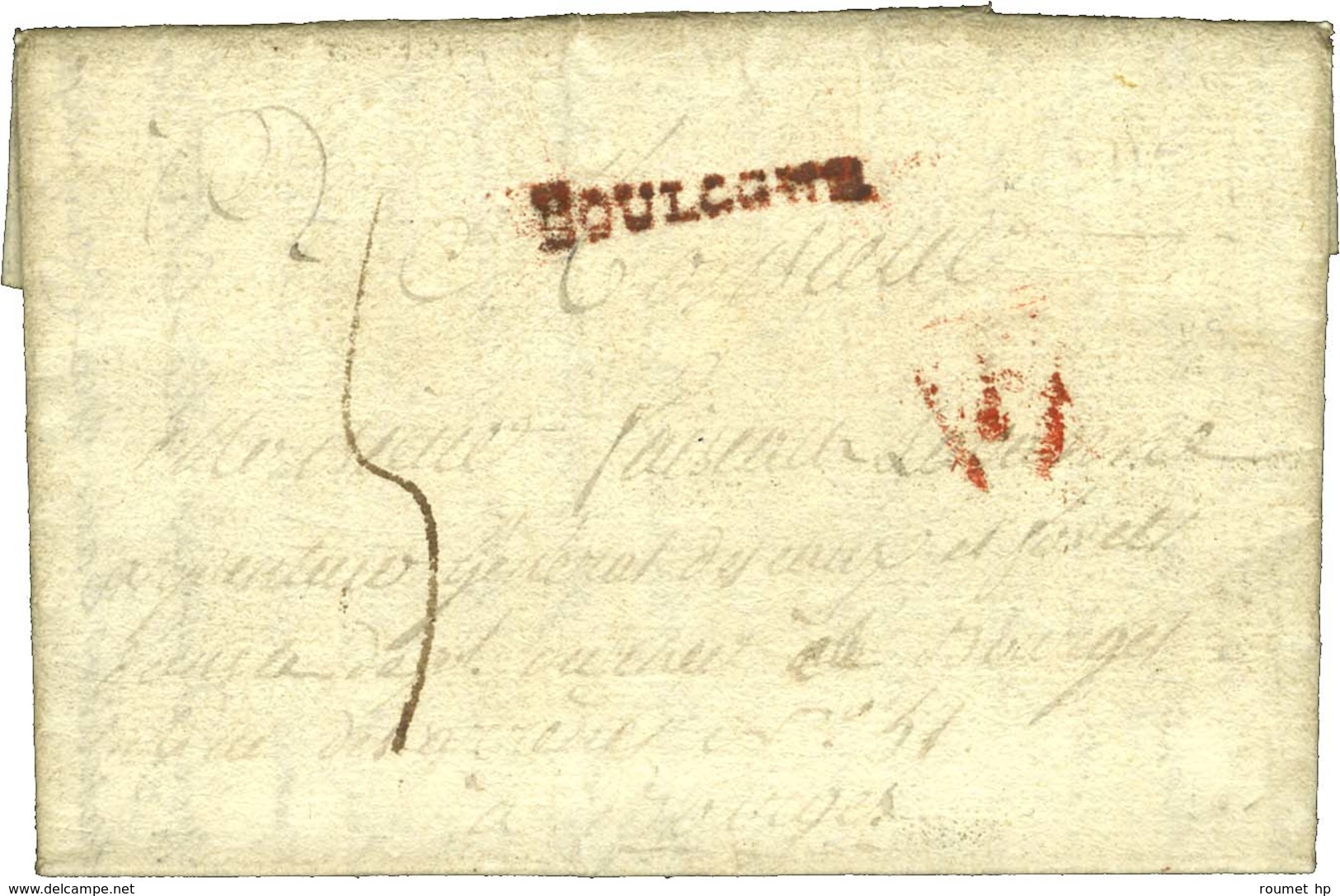 BOULOGNE (R) Sur Lettre Avec Texte Daté De Boulogne. 1810. - TB / SUP. - 1701-1800: Precursors XVIII