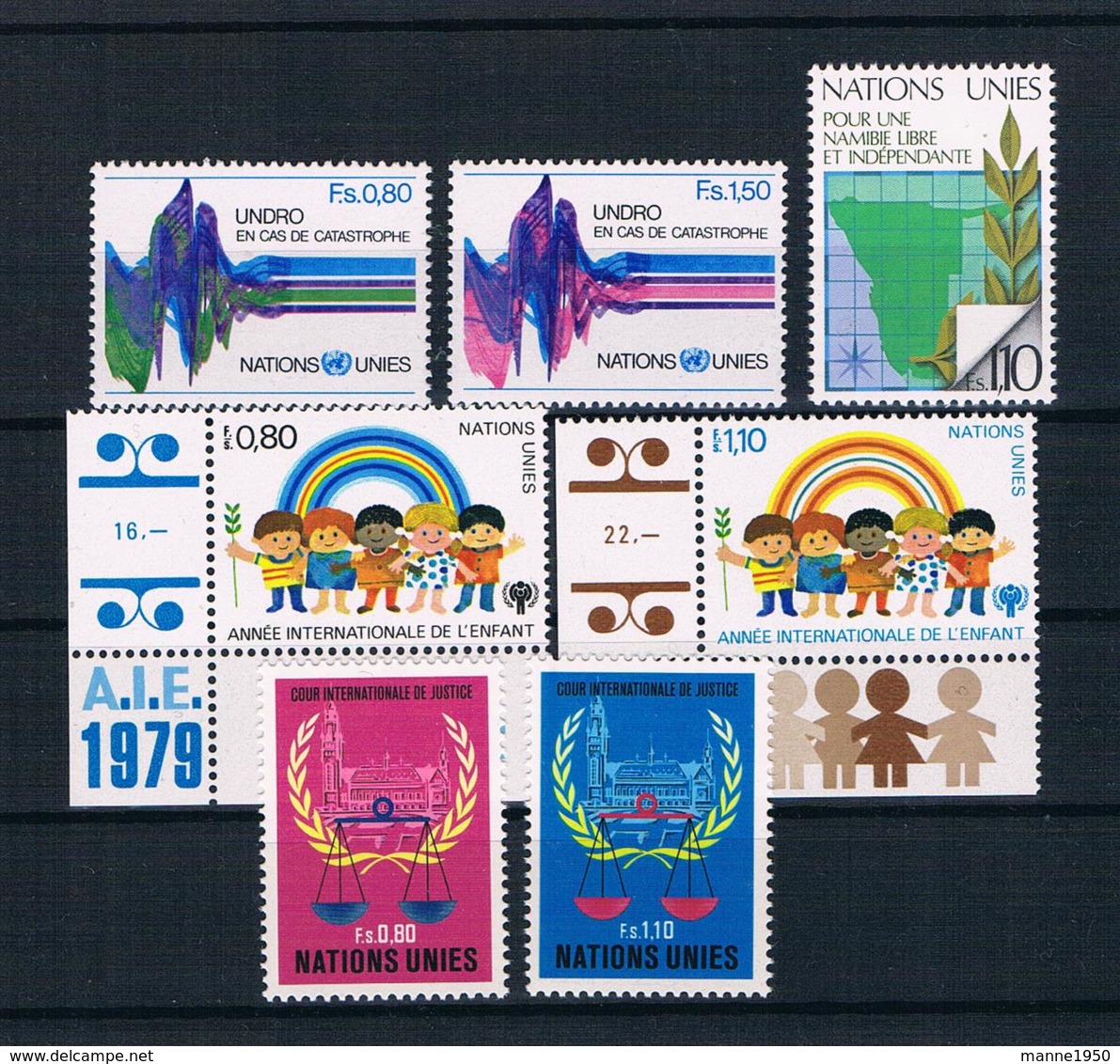 Vereinte Nationen - Genf 1979  Kompletter Jahrgang ** - Collections, Lots & Séries