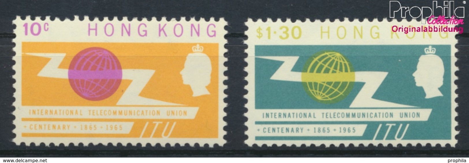 Hongkong 214-215 (kompl.Ausg.) Postfrisch 1965 ITU (9349816 - Unused Stamps