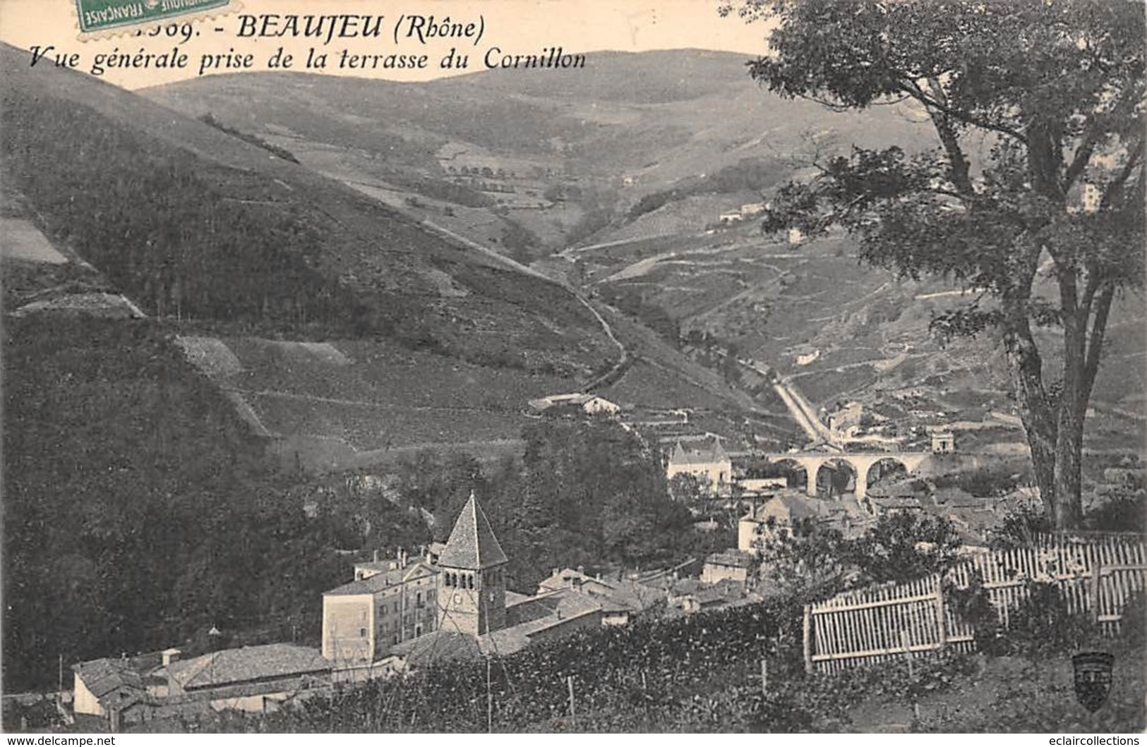 Beaujeu        69      Vue Prise De La Terrasse Du Cornillon           (voir Scan) - Beaujeu