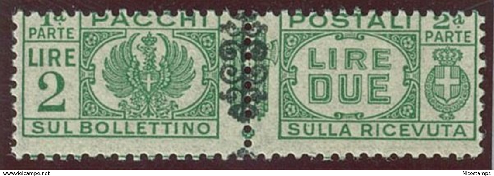 ITALIA LUOGOTENENZA  SASS. P.P. 55ba   NUOVO - Paketmarken