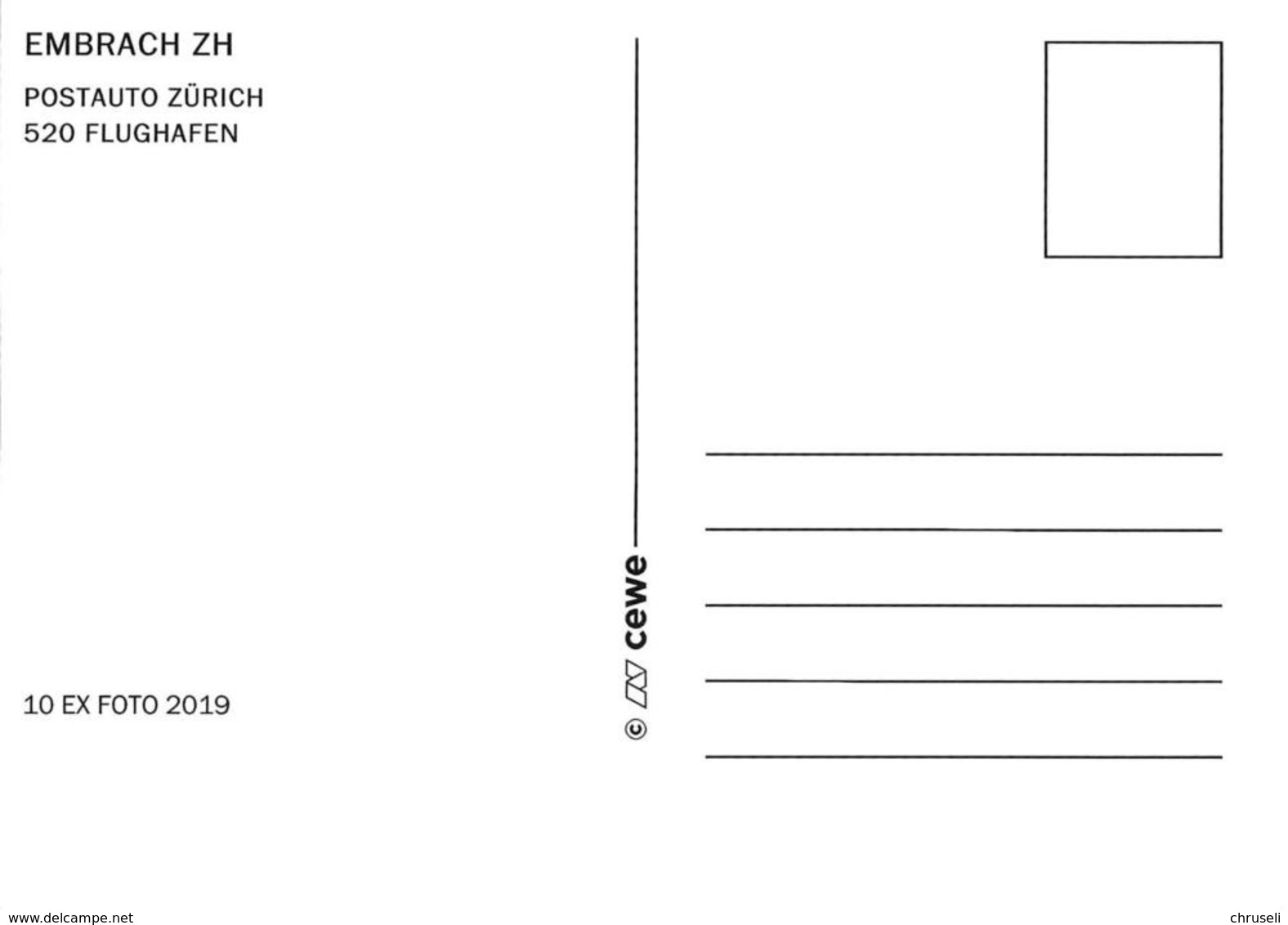 Embrach  Postauto   Limitierte Auflage - Embrach