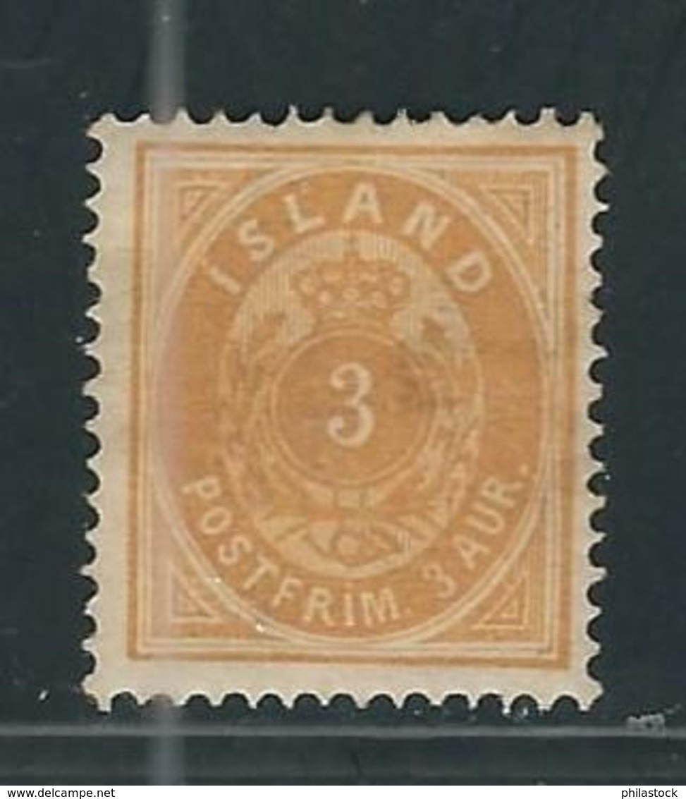 ISLANDE  N° 12 A * - Unused Stamps