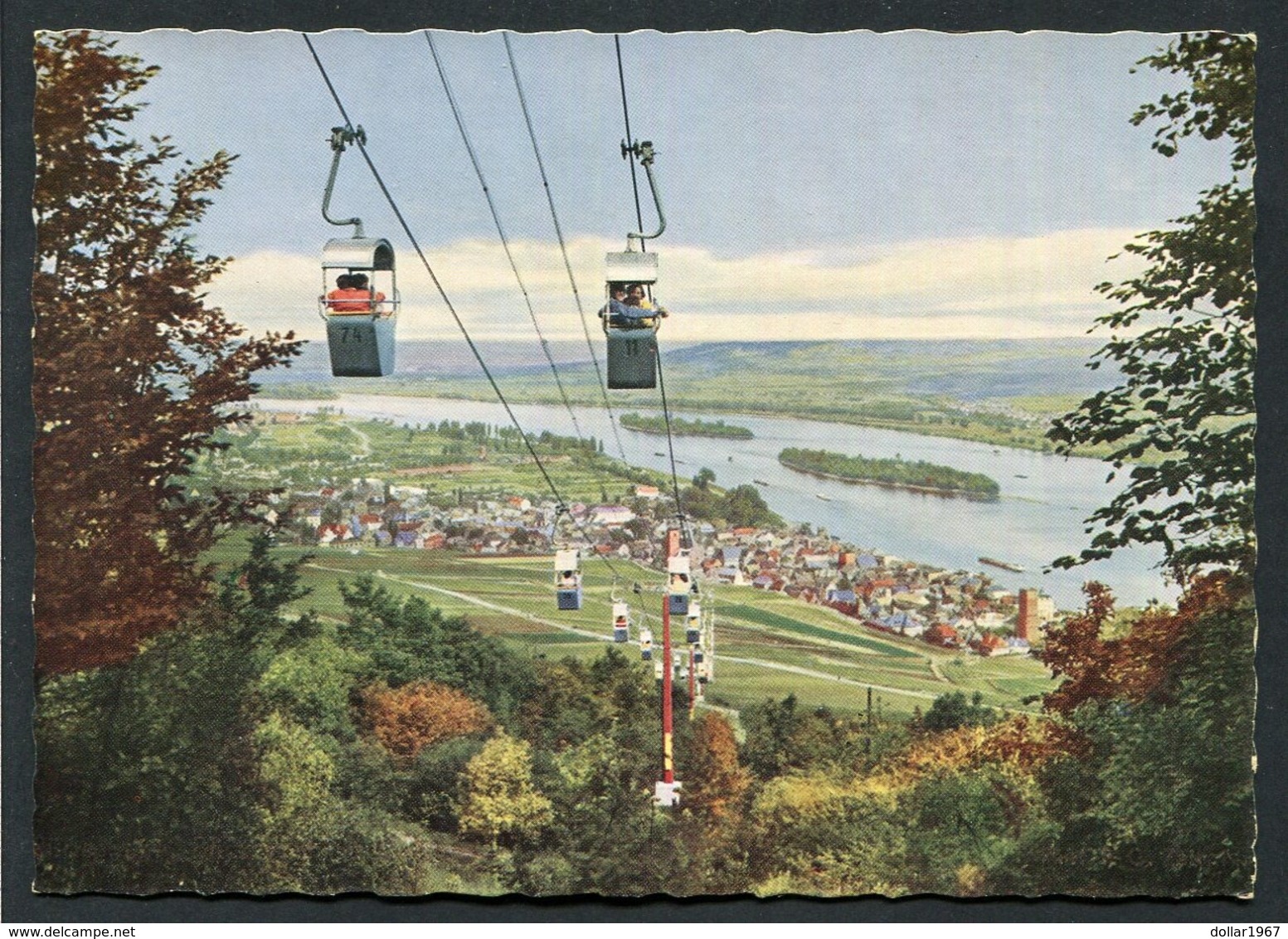 Blick Von Der Sesselbahn - Rüdesheim Am Rhein. - NOT Used - See The 2 Scans For Condition( Originaal) - Rheingau