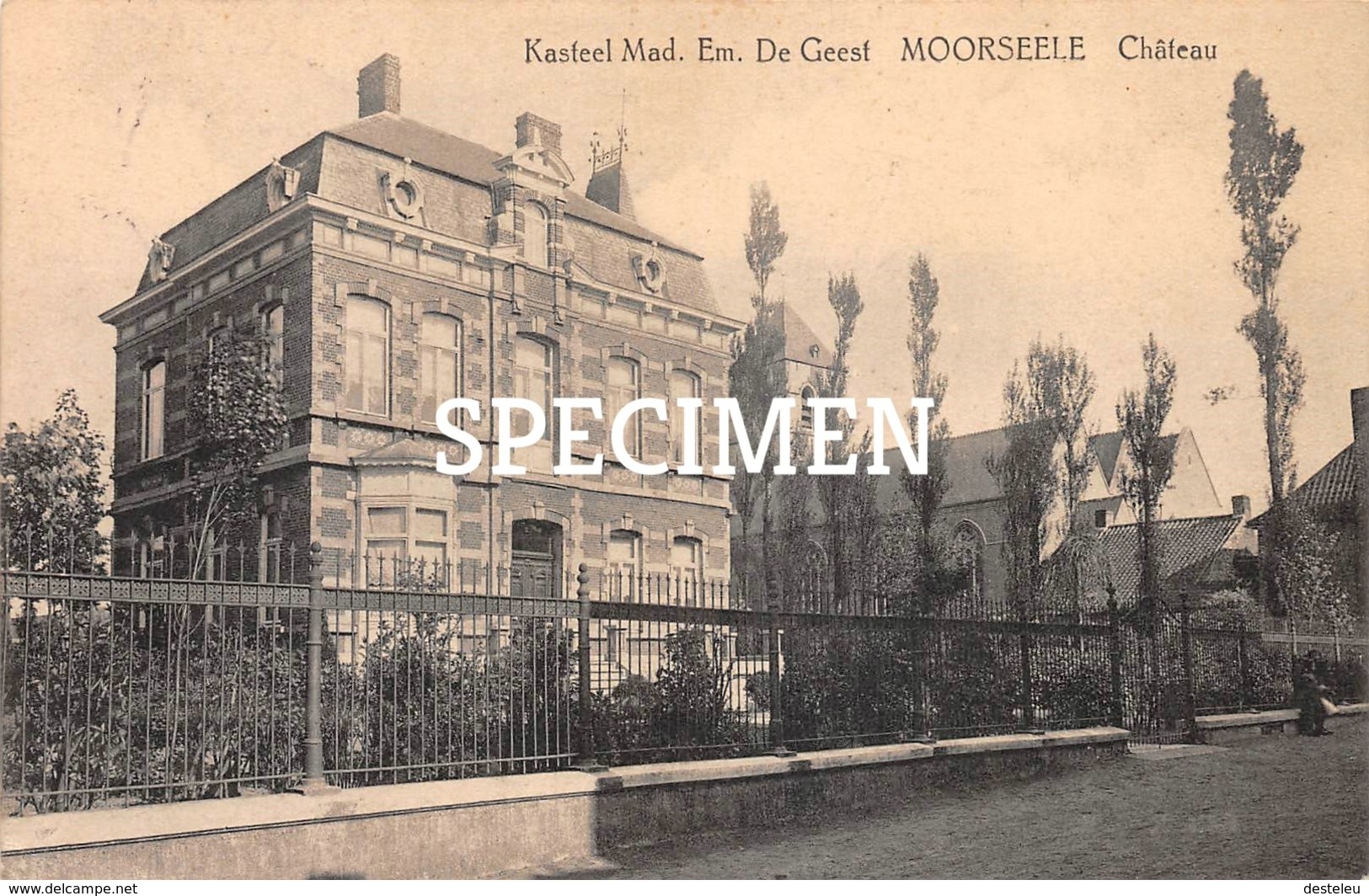 Kasteel Mad.Em.  De Geest - Moorsele - Wevelgem