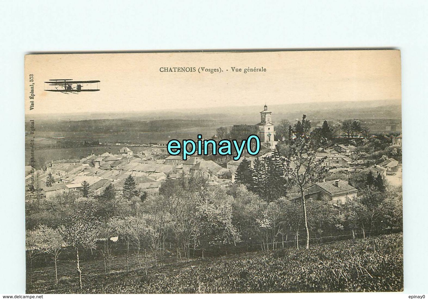 88 - CHATENOIS -  Vue Sur Le Village - Avion - Aviation - Chatenois