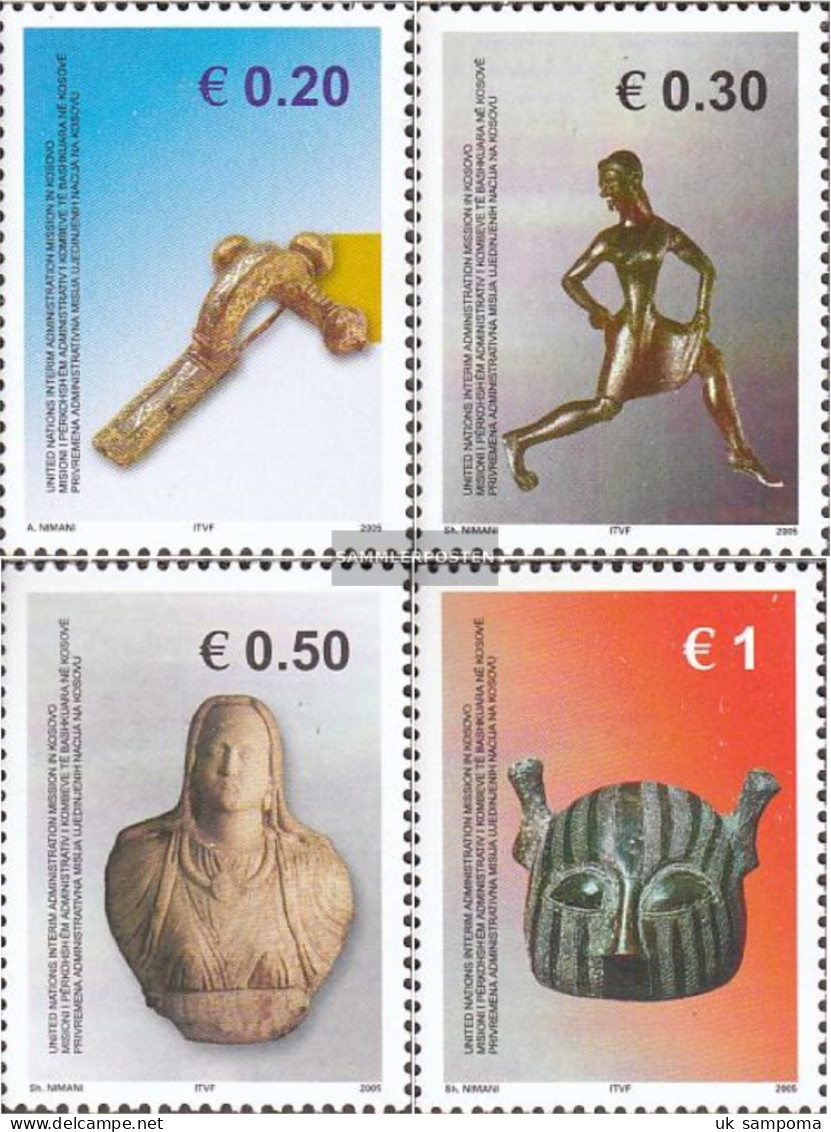 Kosovo 38-41 (complete Issue) Unmounted Mint / Never Hinged 2005 Archaeological Finds - Nuovi