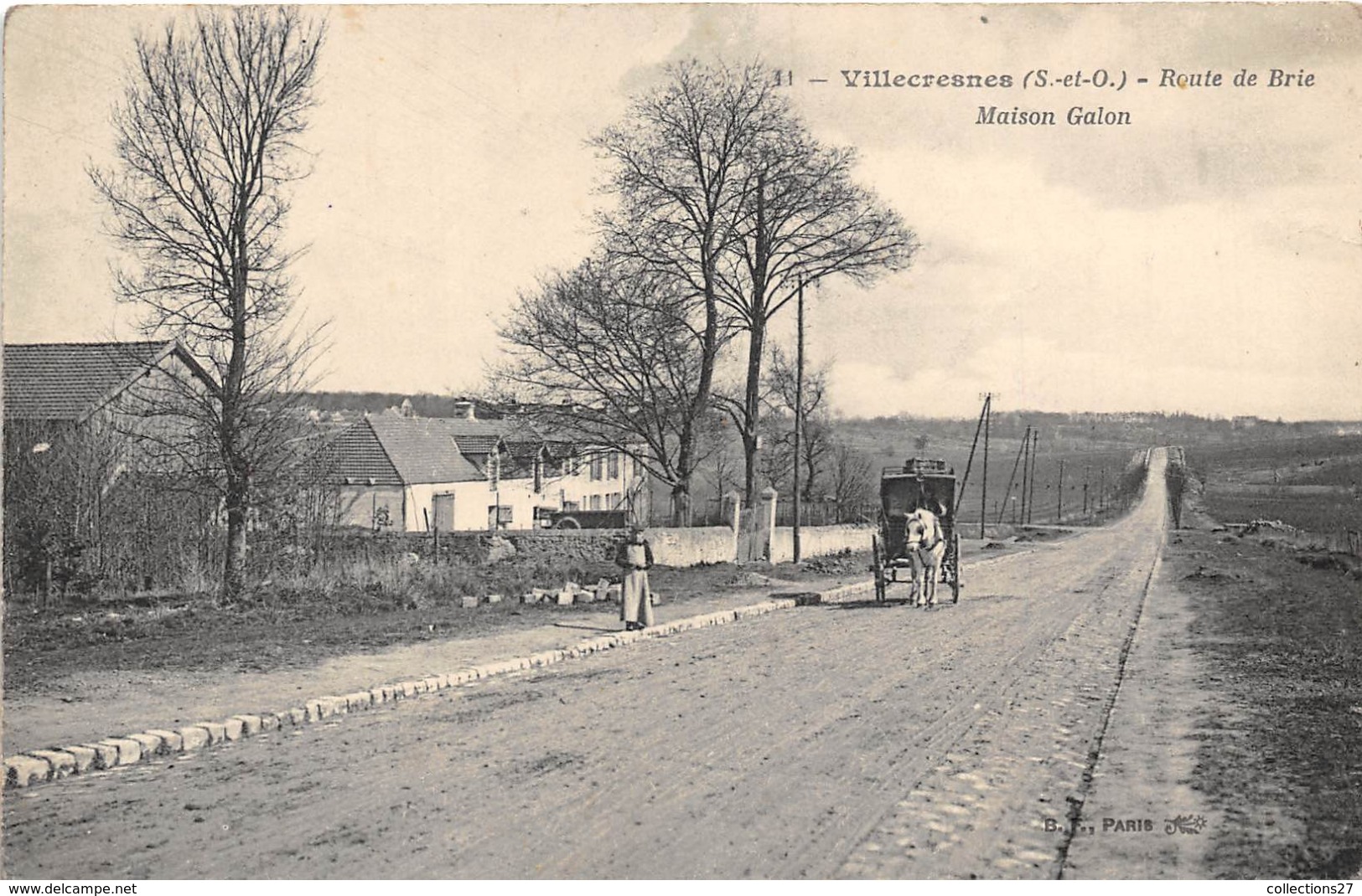 94-VILLECRESNES- ROUTE DE BRIE , MAISON GALON - Villecresnes