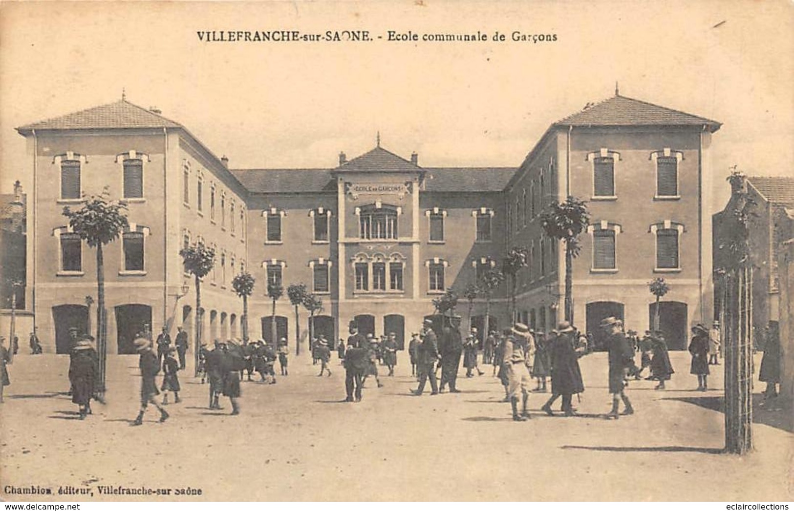 Villefranche Sur Saône      69       Ecole De Garçons       (voir Scan) - Villefranche-sur-Saone