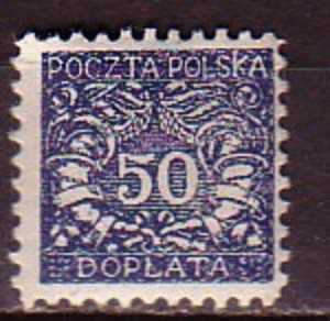 R3954 - POLOGNE POLAND TAXE Yv N°28 * - Portomarken