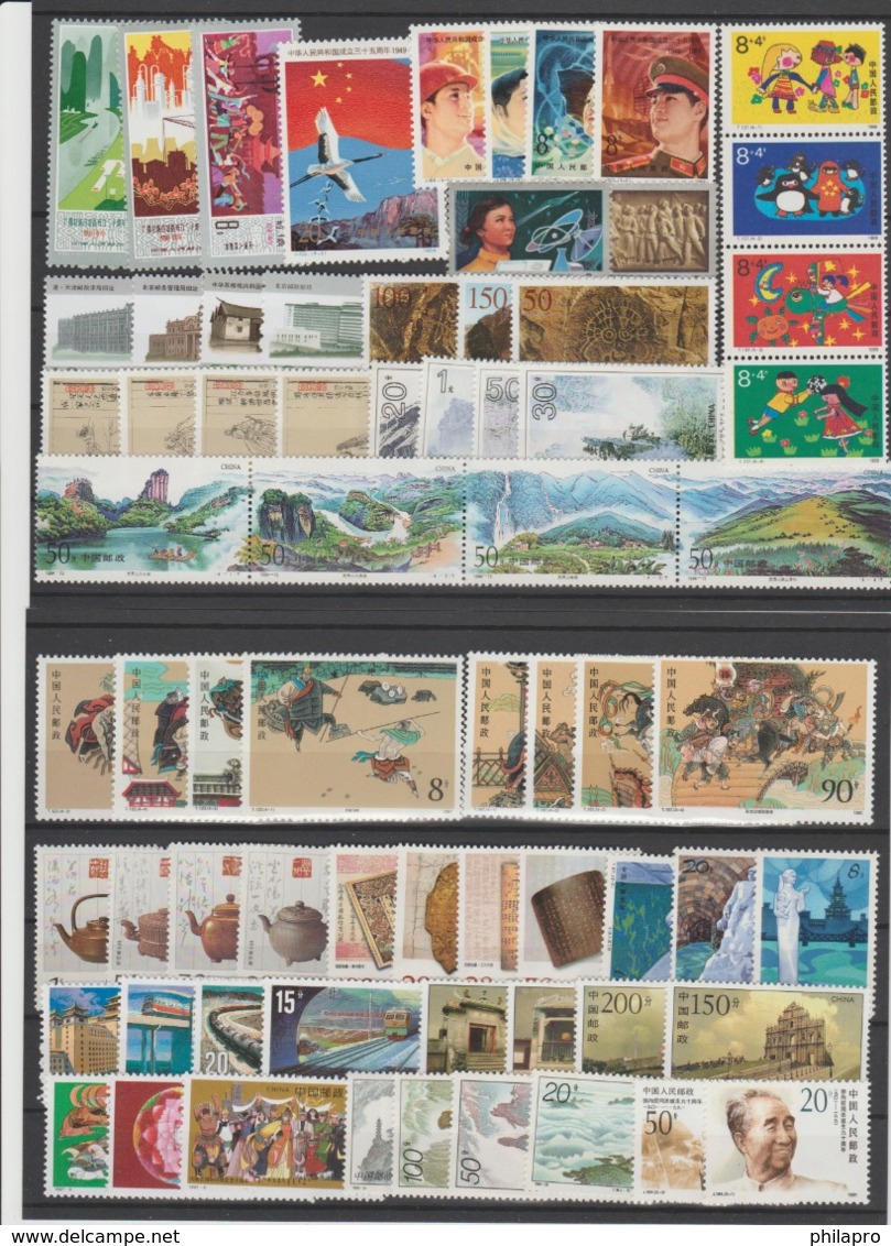 CHINE / CHINA  Lot   MNH  In   Complete Set VF   Réf  444 T - Verzamelingen & Reeksen