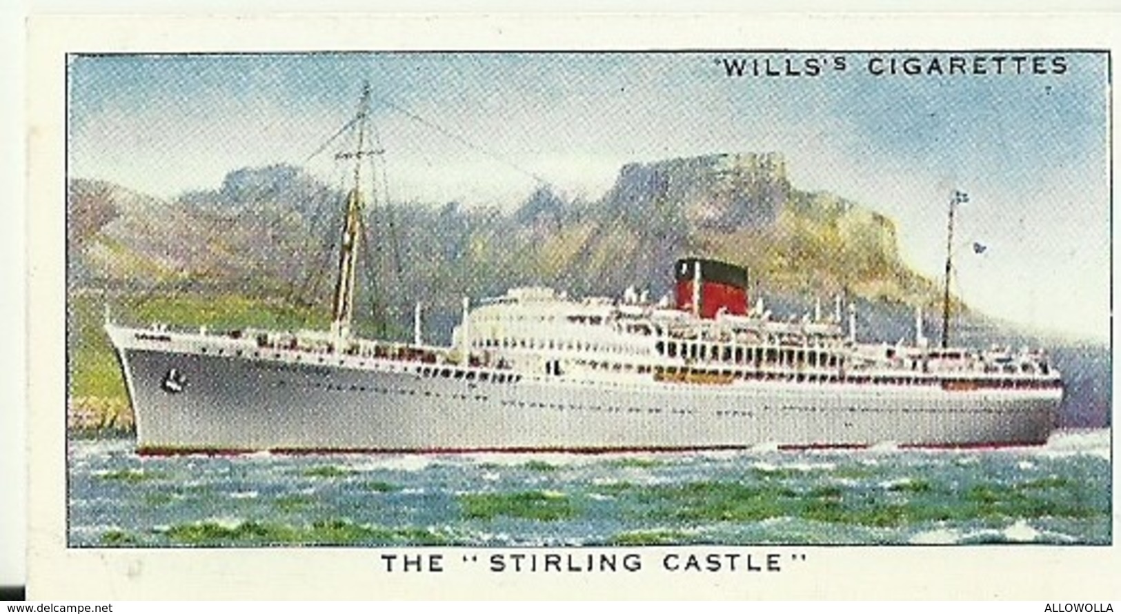 5784"THE STIRLING CASTLE-WILLS'S CARD N° 40-SET SPEED" - Wills