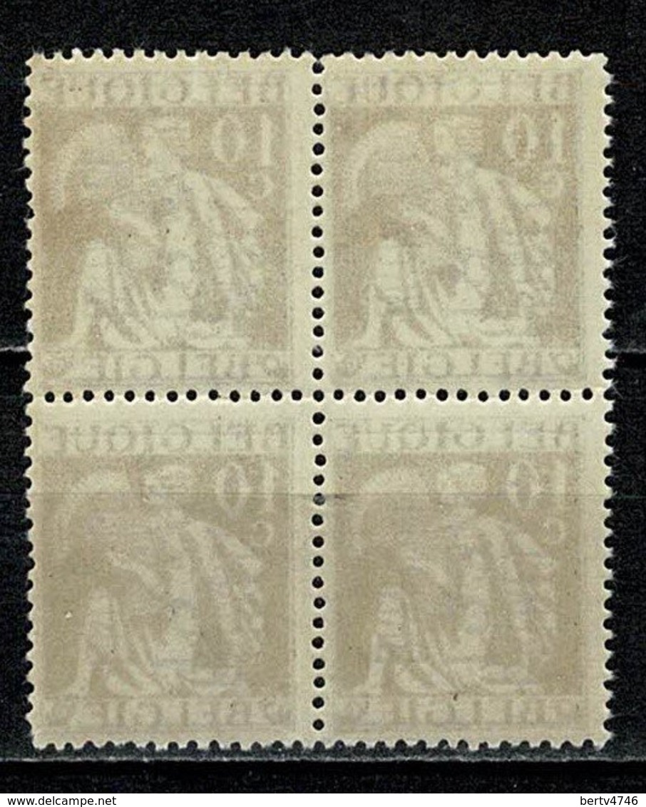 Belg. 1934 -  OBP/COB PRE 4 X 284 A** Bruxelles / 1934 / Brussel - MNH (2 Scans) - Typo Precancels 1932-36 (Ceres And Mercurius)