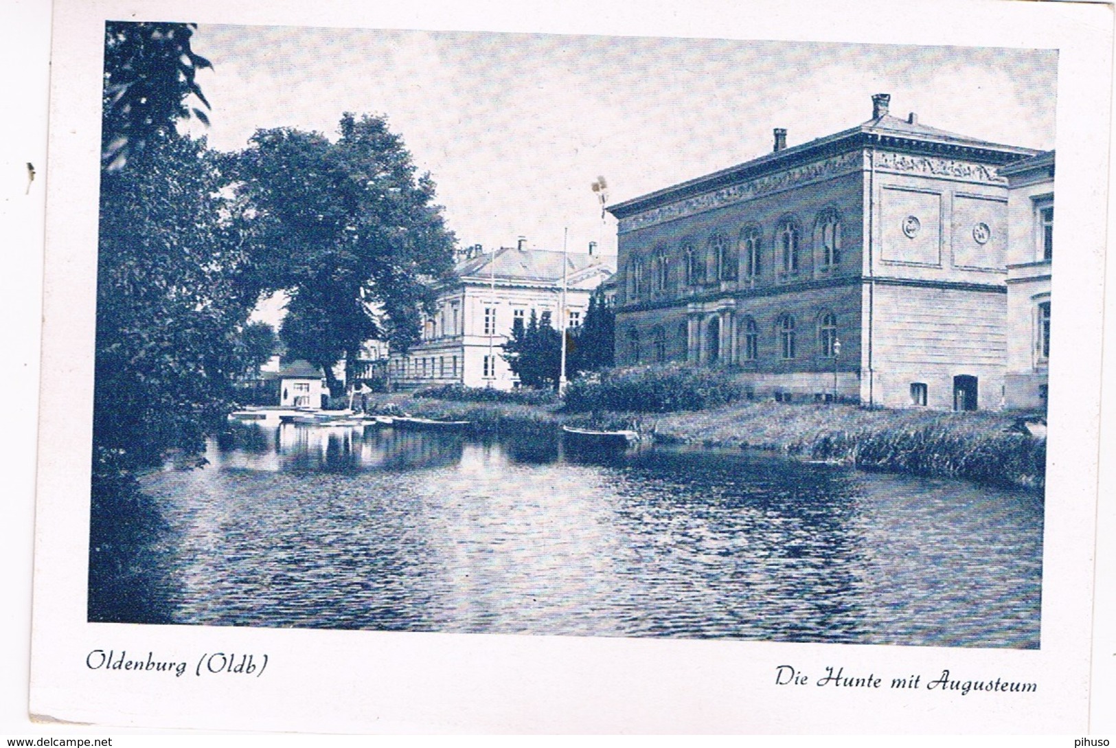 D-9975   OLDENBURG : Die Hunte Mit Augusteum - Oldenburg