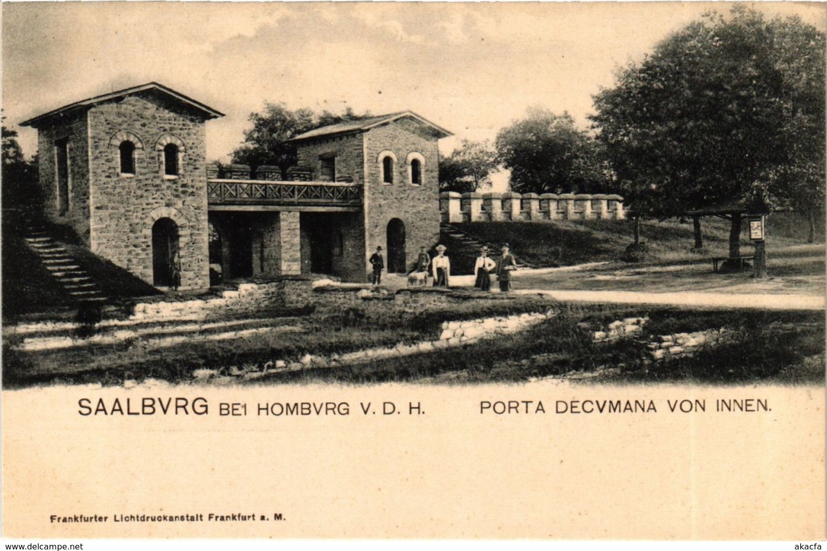 CPA AK Saalburg Porta Decumana GERMANY (931616) - Saalburg