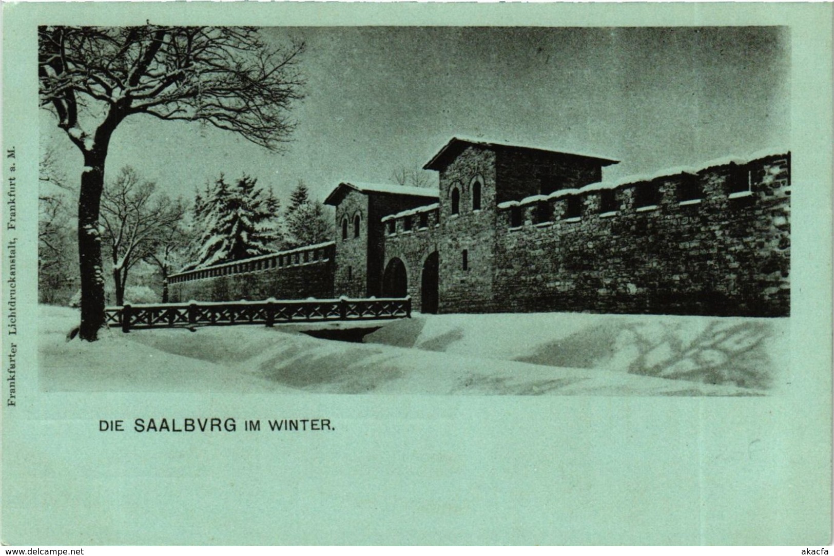 CPA AK Saalburg Im Winter GERMANY (931621) - Saalburg