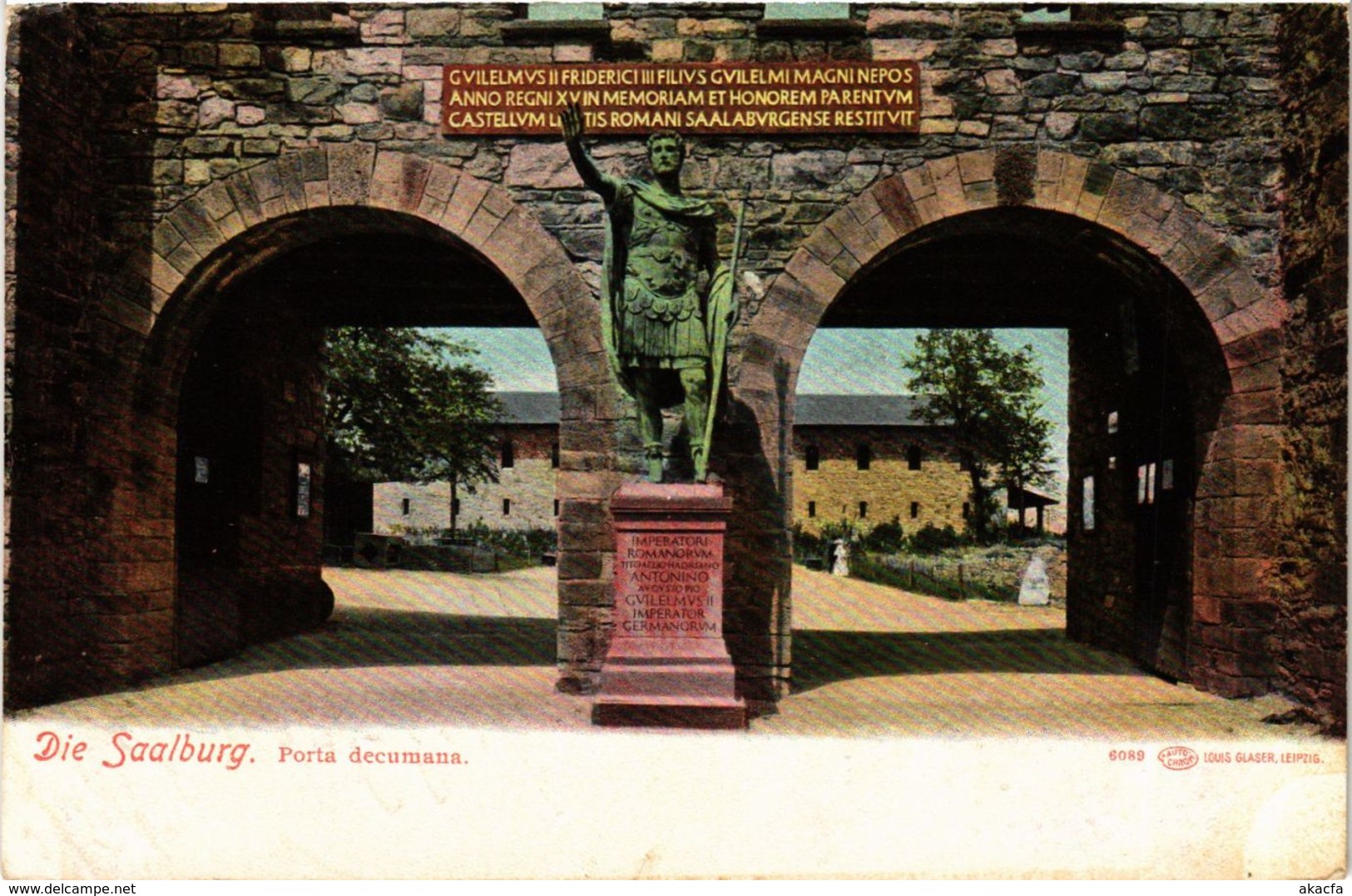 CPA AK Saalburg Porta Decumana GERMANY (931669) - Saalburg