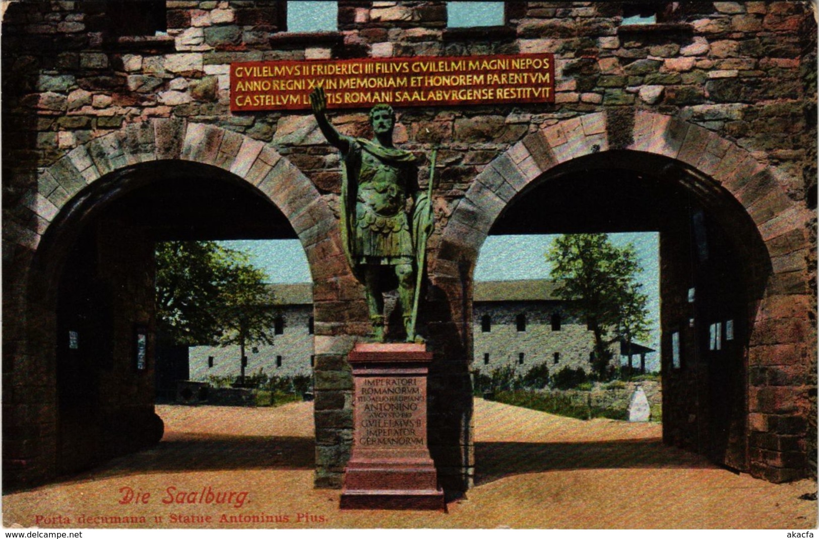 CPA AK Saalburg Porta Decumana GERMANY (931726) - Saalburg