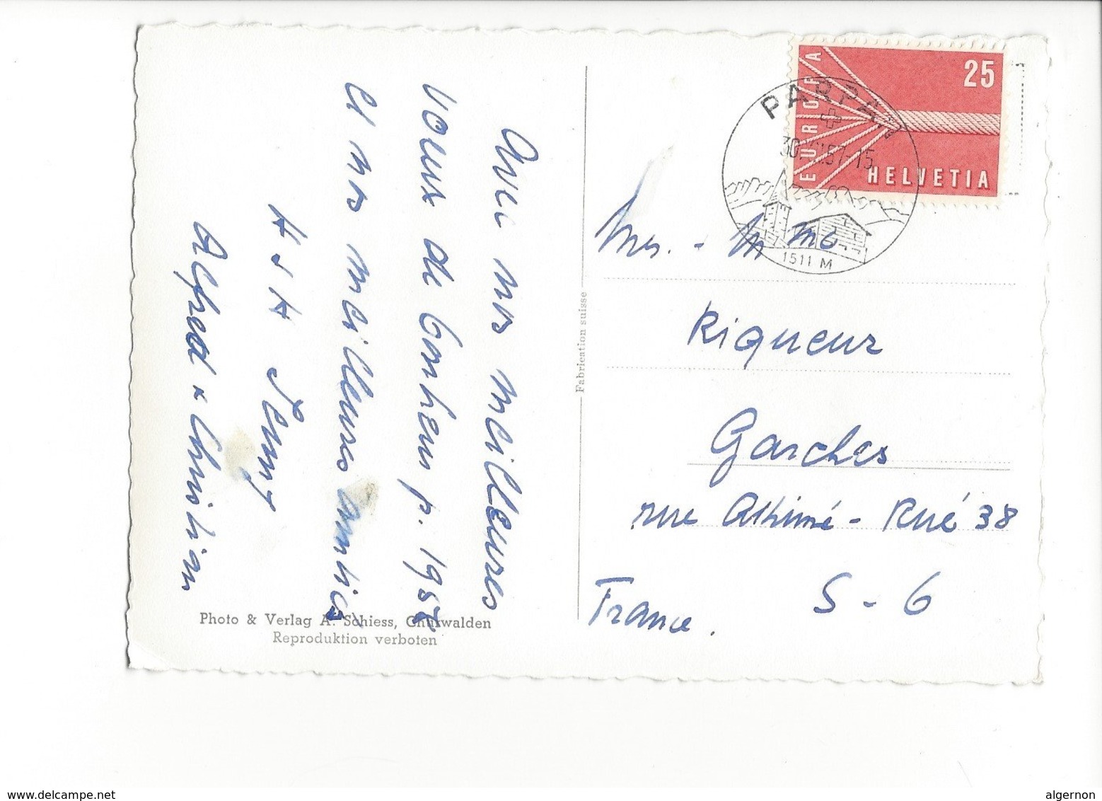 22735 - Parpan Der Ideale Kur Und Sportplatz  + Beau Cachet (format 10 X 15) - Parpan